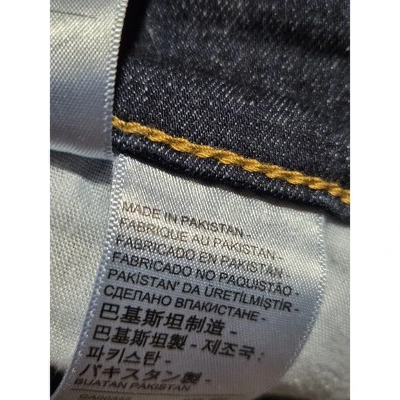 Levi's 720 Jeans Women's Tag Size 25x28 Blue High-Rise Super Skinny Denim - Picture 7 of 13